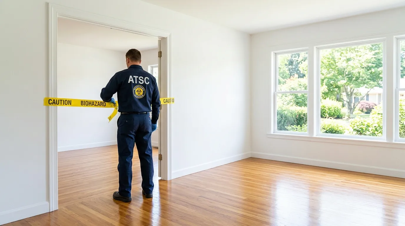 Certified biohazard cleanup crew performing Trauma Scene Cleanup in Park City